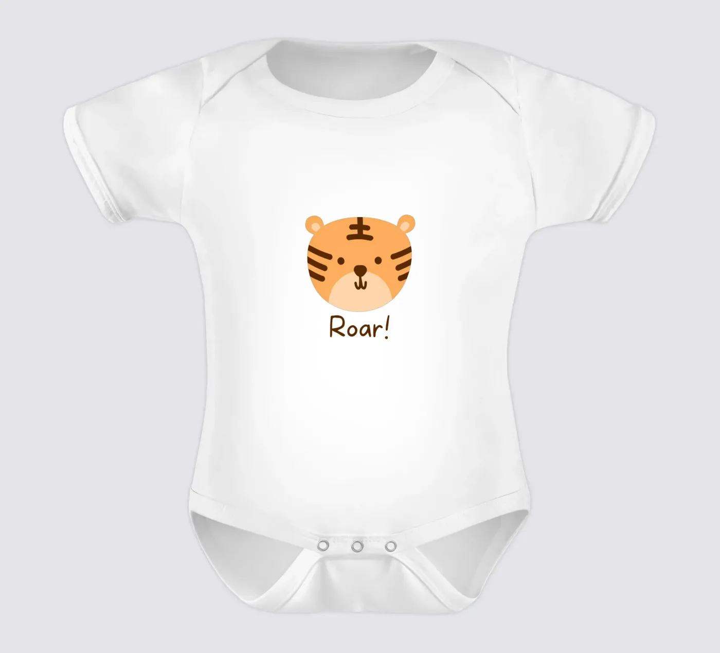Roar Kurzarm Babybody von khoailang