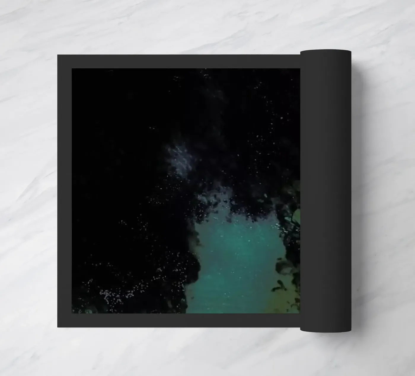 Ocean Blues doormat by Ingrid Beddoes