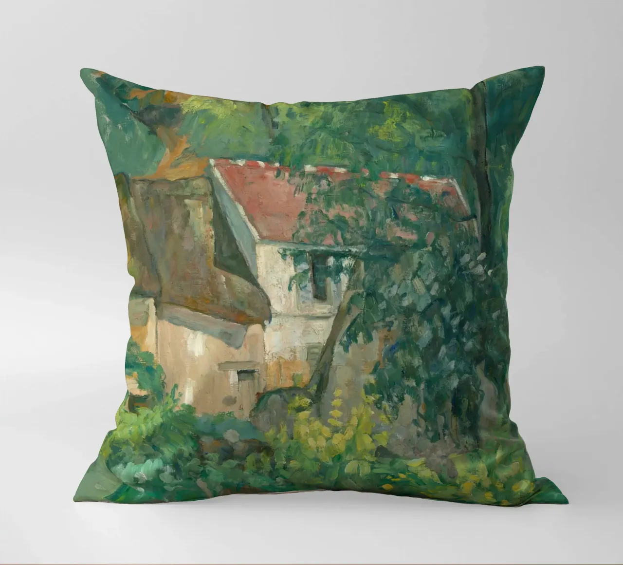 Paul Cézanne - Casa Père Lacroix cuscino da William Store