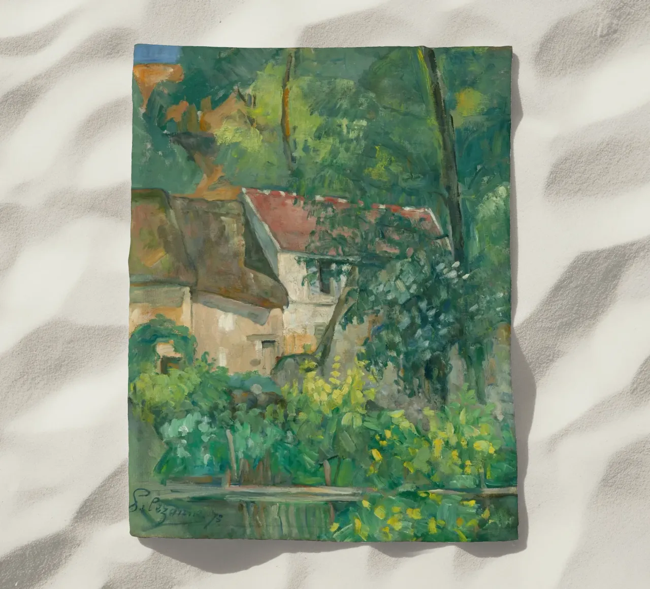 Paul Cézanne - Casa Père Lacroix telo mare da William Store