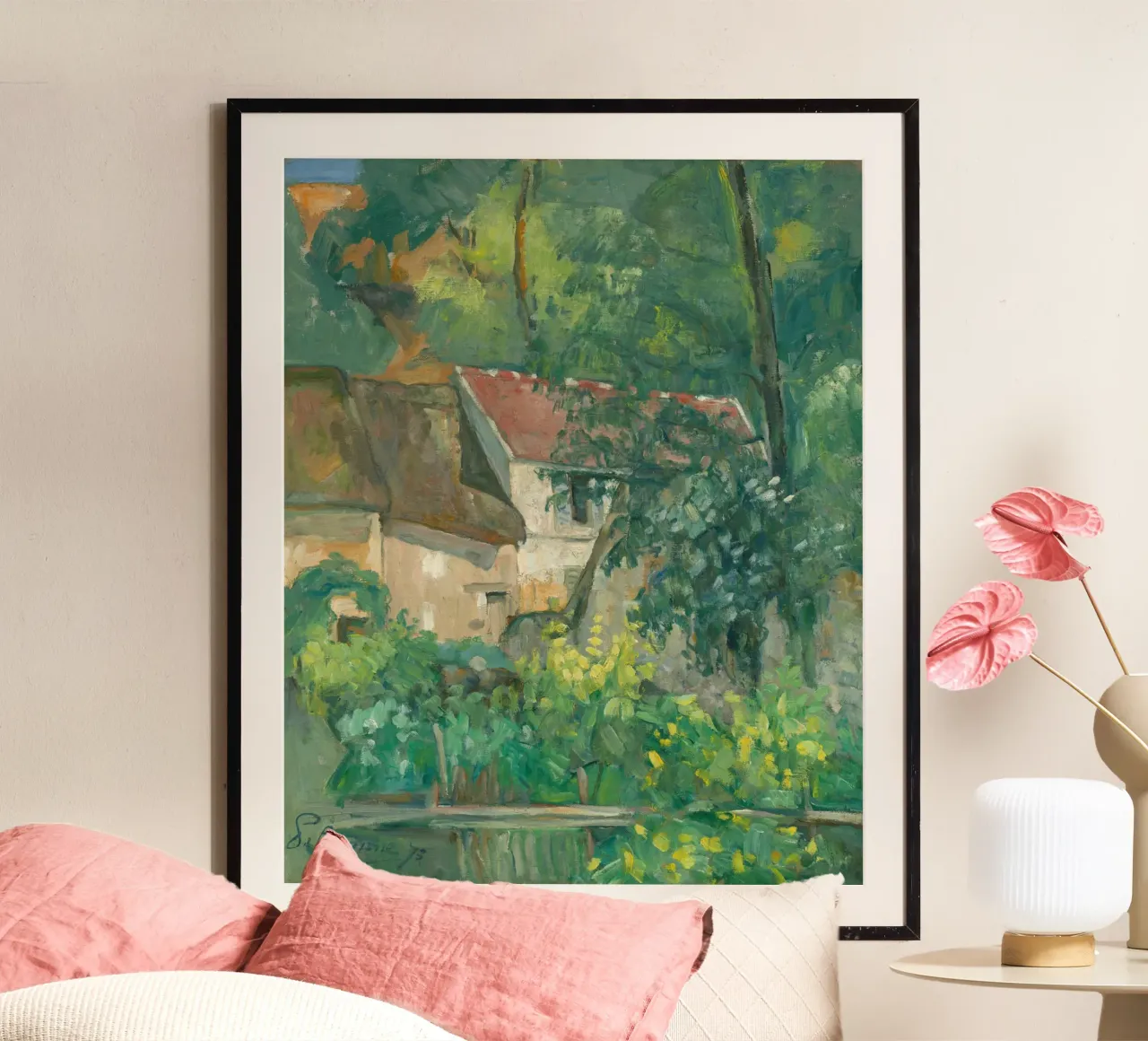 Paul Cézanne - Casa Père Lacroix carta hahnemühle da William Store