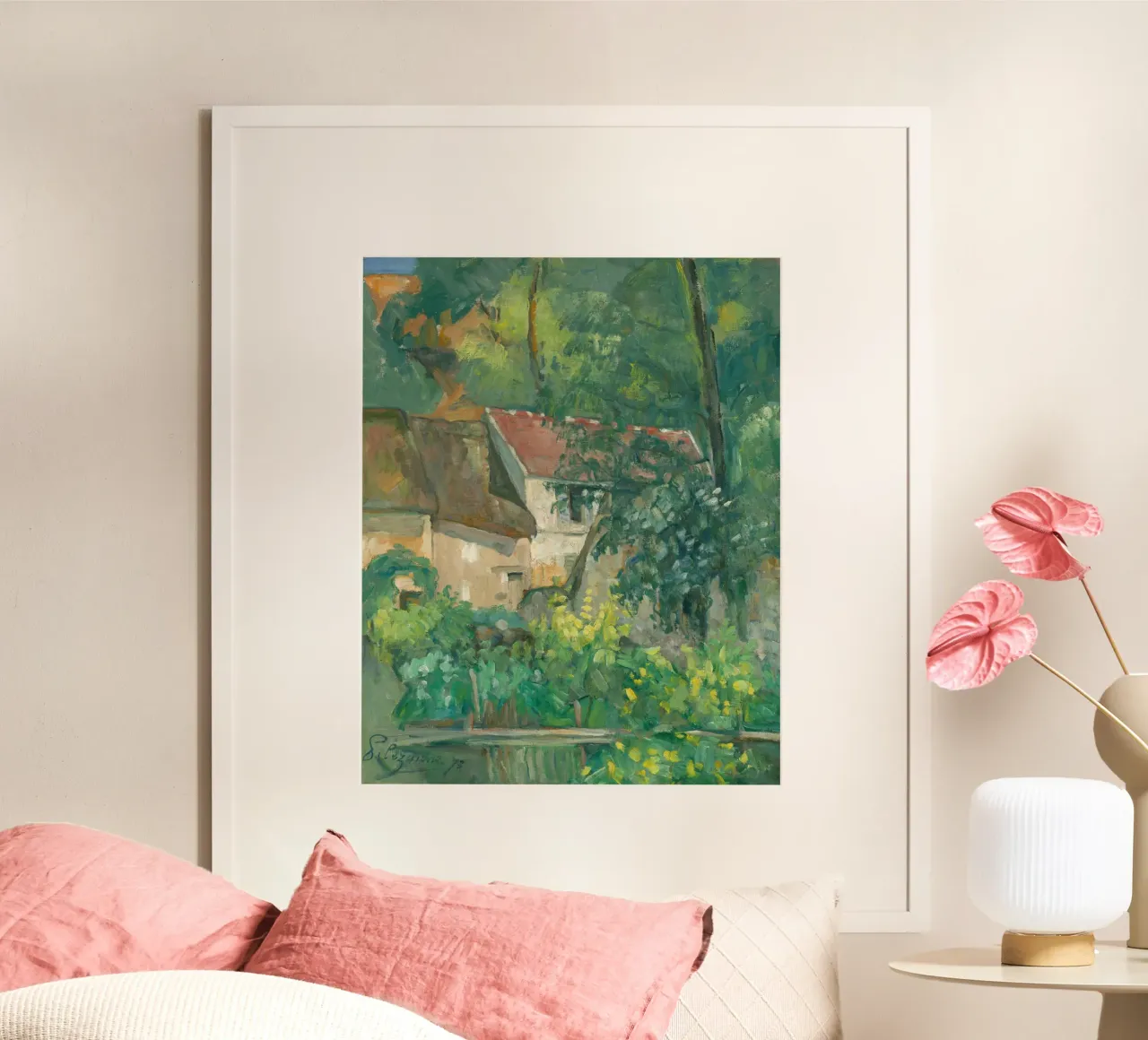 Paul Cézanne - Casa Père Lacroix carta hahnemühle da William Store