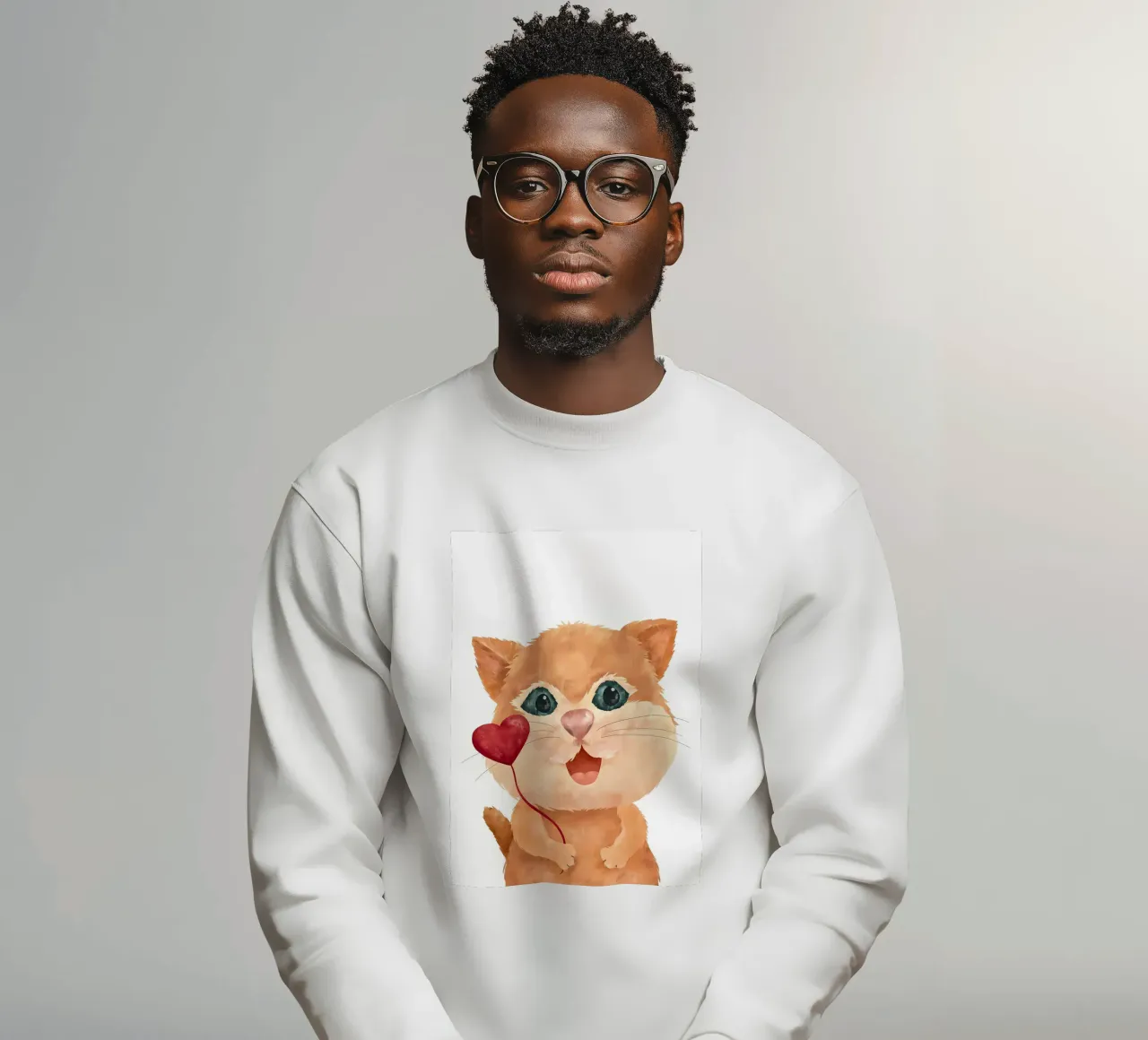 Amore per i gattini felpa da Monique A Hooper