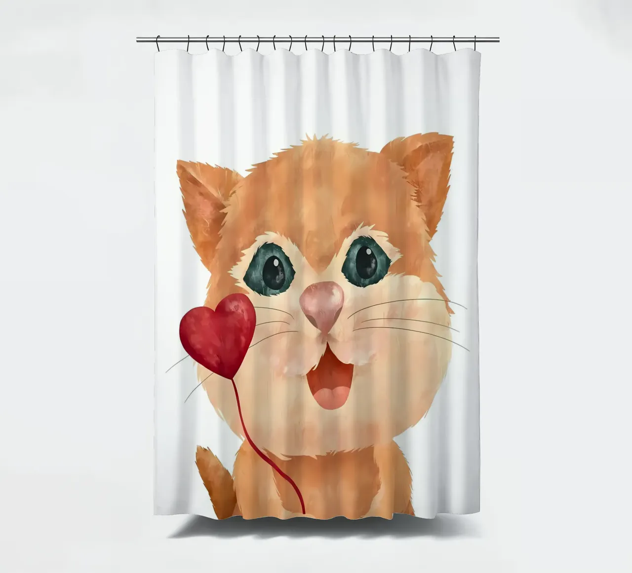 Amore per i gattini tenda da doccia da Monique A Hooper