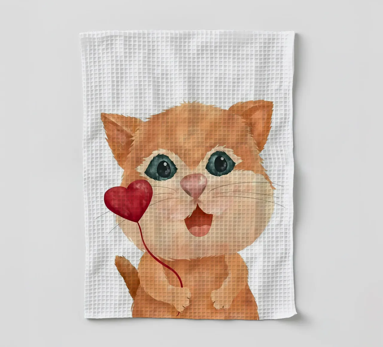 Amore per i gattini canovaccio da cucina da Monique A Hooper