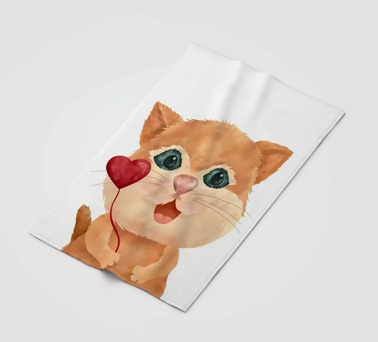 Amore per i gattini coperta in pile da Monique A Hooper