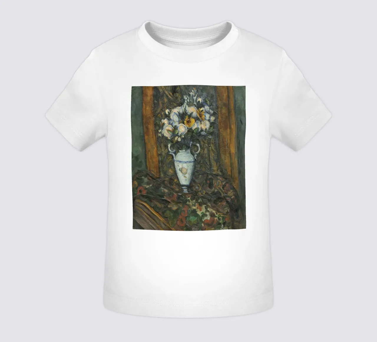 Paul Cézanne, Vaso di fiori maglietta neonato da William Store