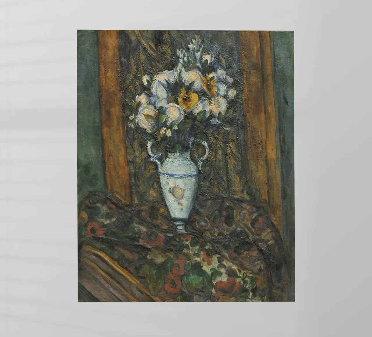 Paul Cézanne, Vaso di fiori pellicola backlit da William Store