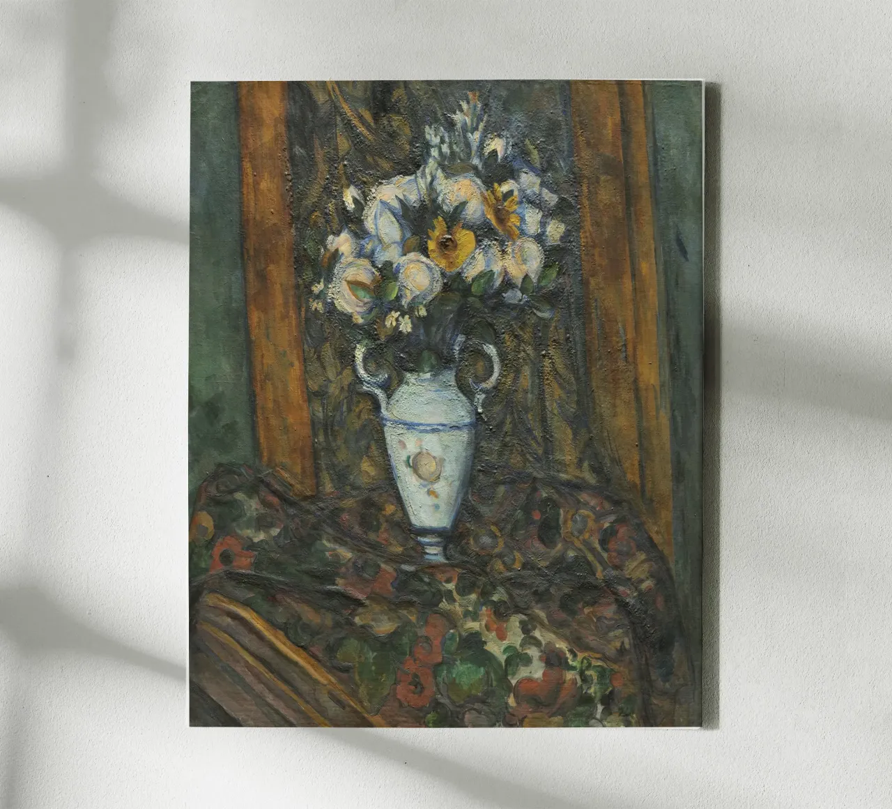 Paul Cézanne, Vaso di fiori tela con Cornice a cassetta da William Store