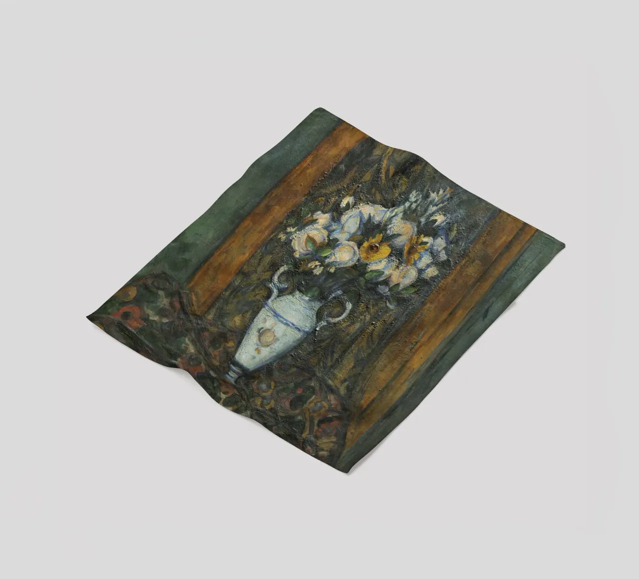 Paul Cézanne, Vaso di fiori coperta in pile da William Store