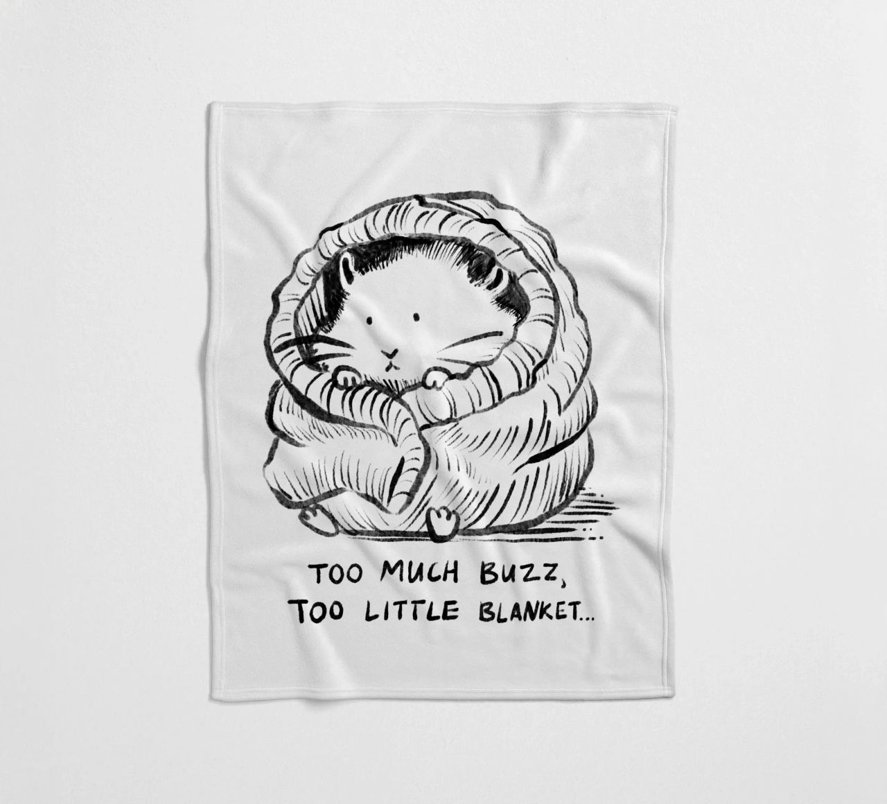 Troppo rumore coperta in pile da Studio Patruschka