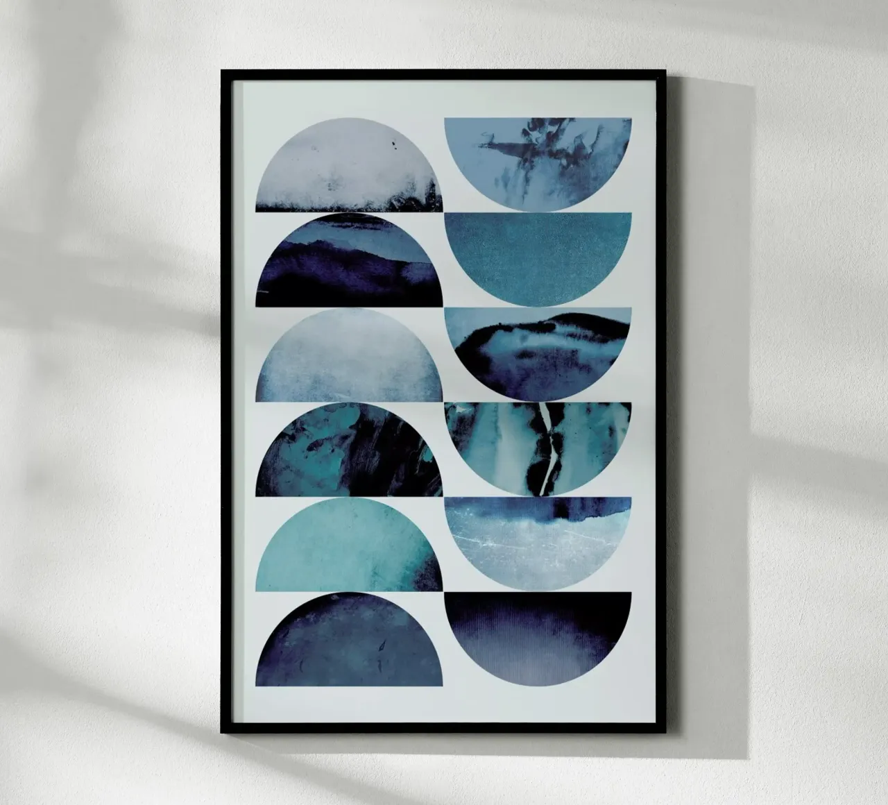 Graphic 40 X poster con telaio in legno da Mareike Böhmer