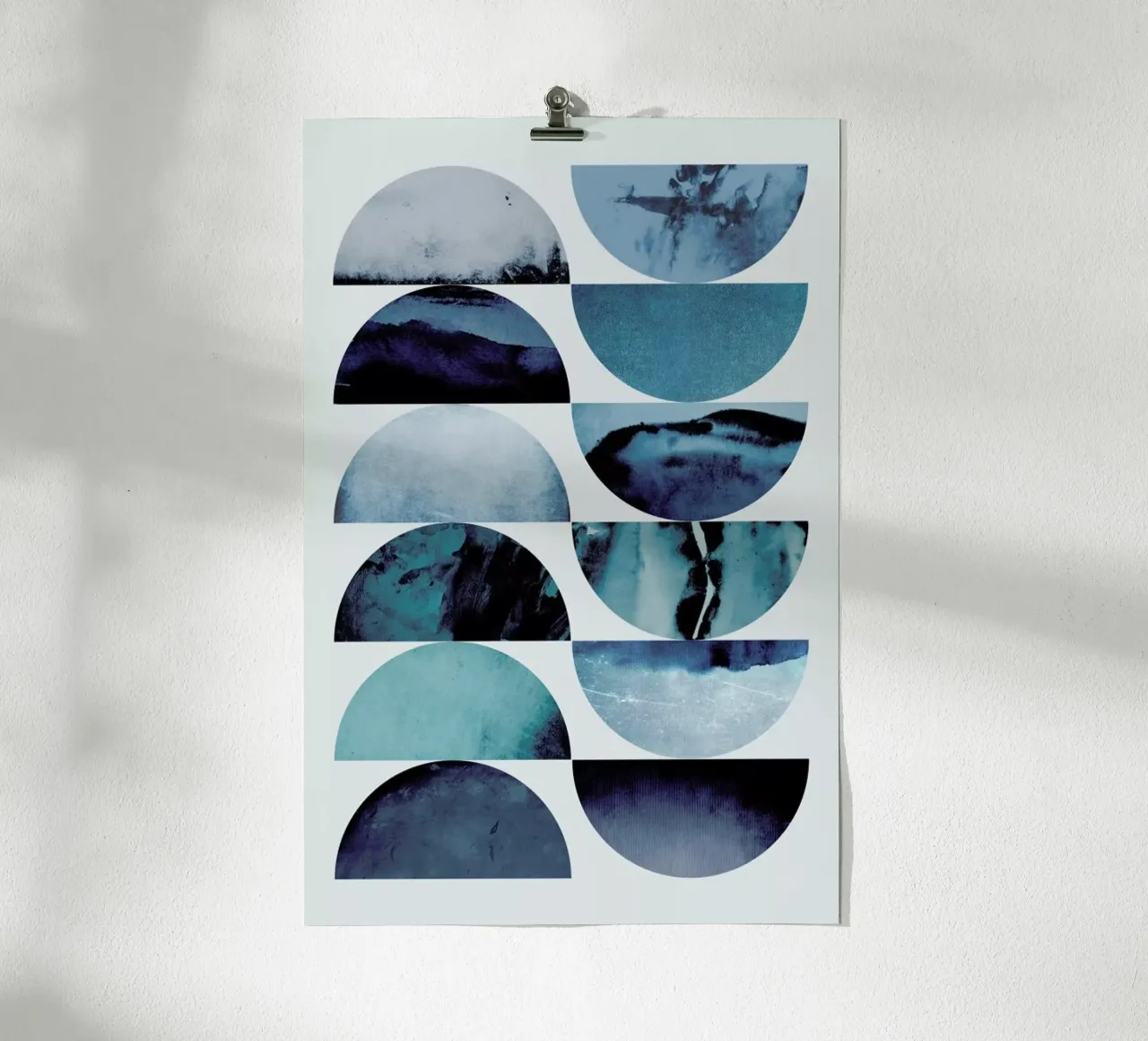 Graphic 40 X poster con telaio in legno da Mareike Böhmer