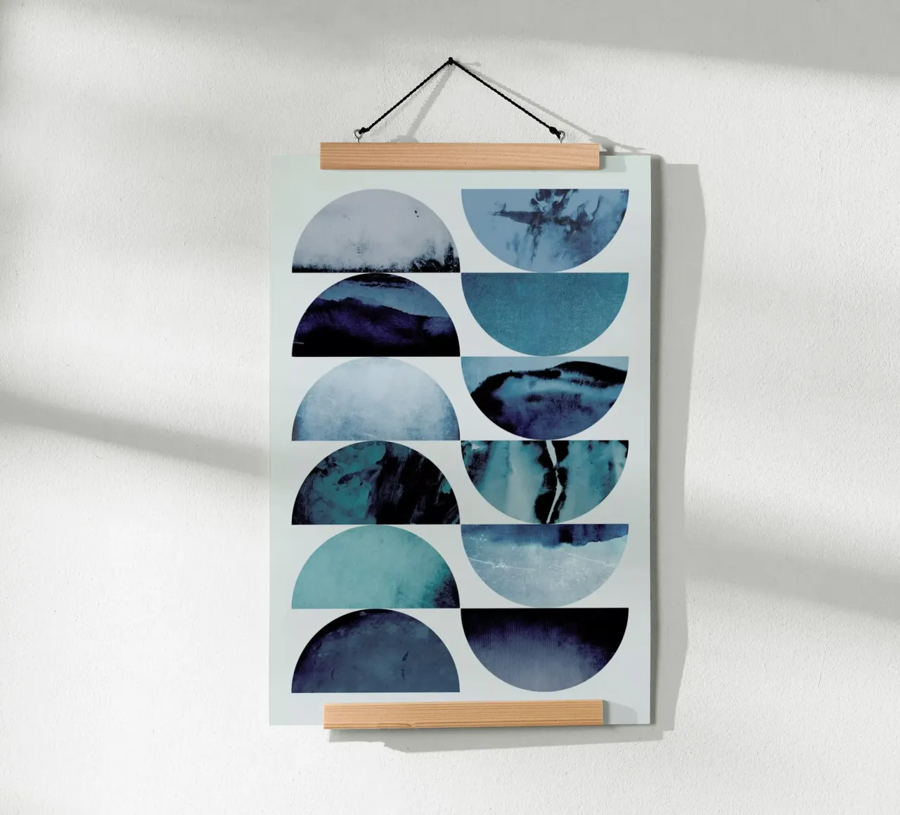 Graphic 40 X poster con telaio in legno da Mareike Böhmer