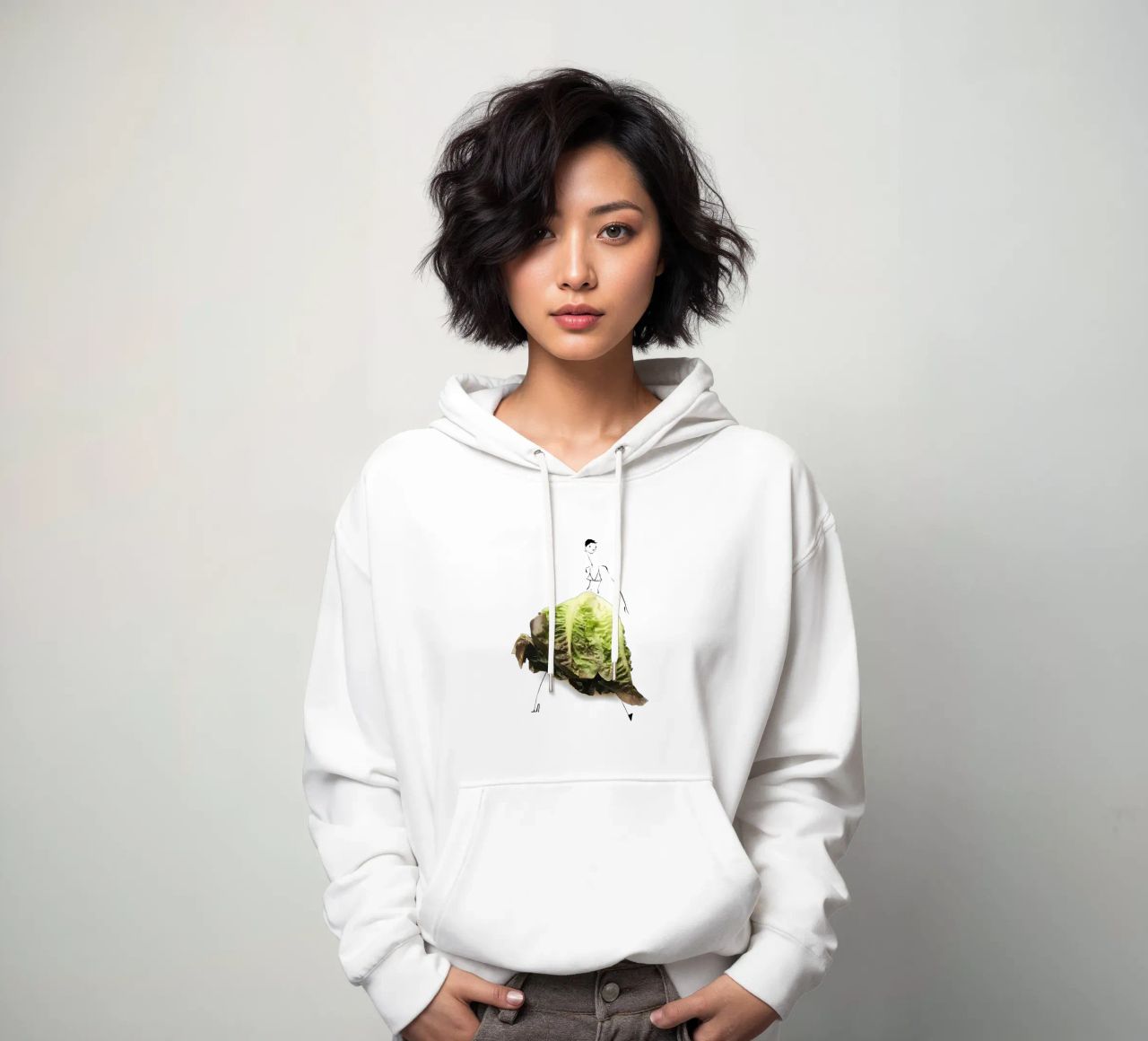 Lettuce Hoodie von Gretchen Roehrs