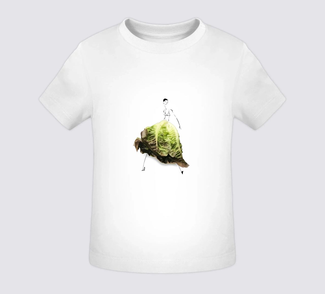Lettuce Baby T-Shirt von Gretchen Roehrs