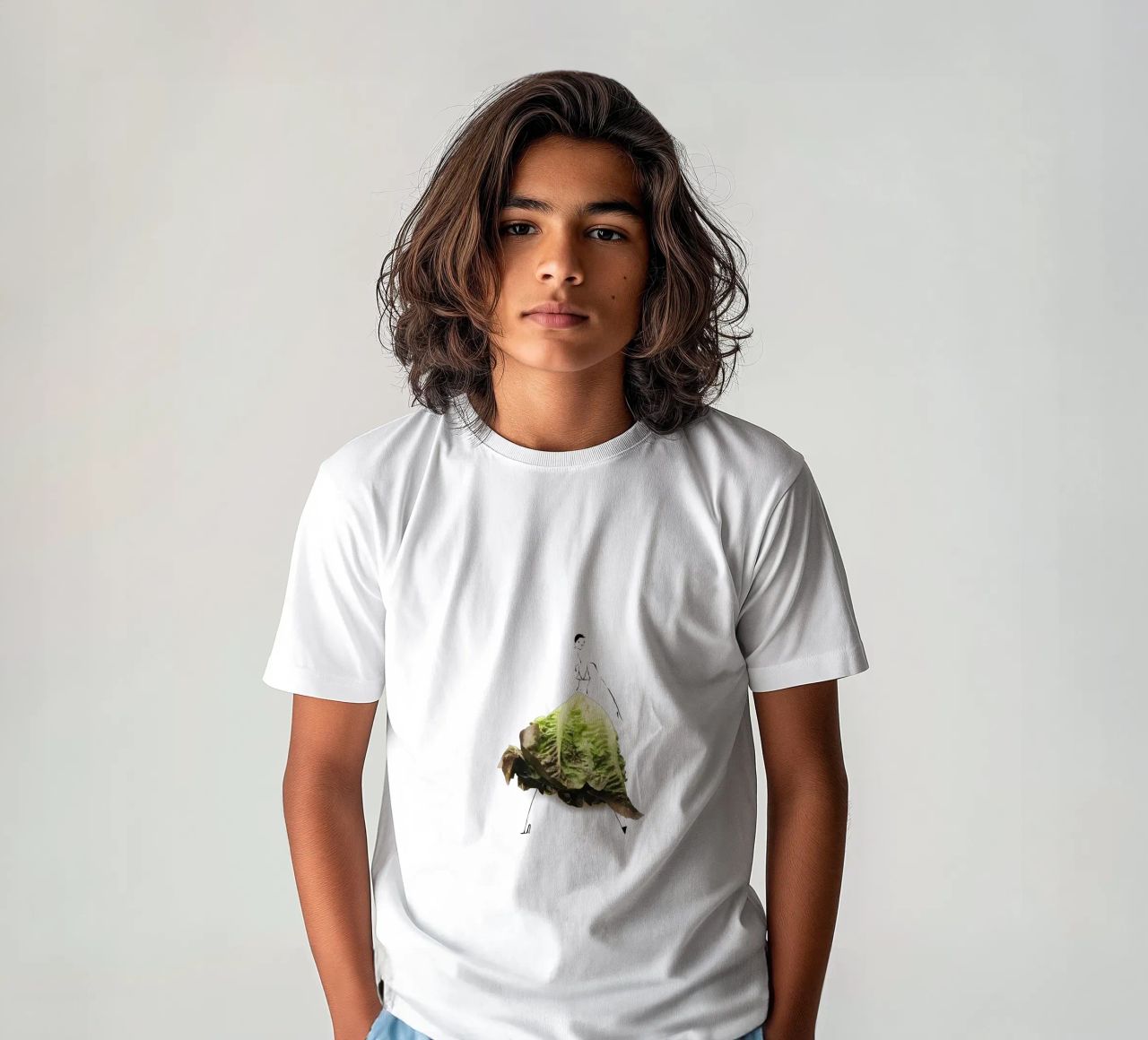 Lettuce Kinder T-Shirt von Gretchen Roehrs