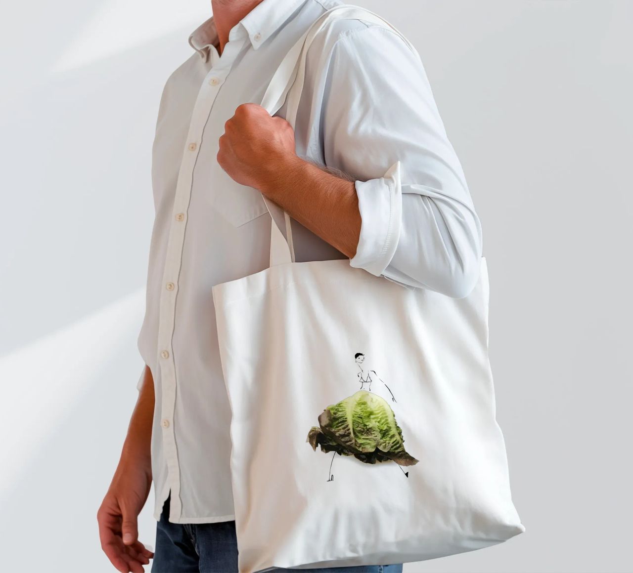 Lettuce Jutebeutel von Gretchen Roehrs
