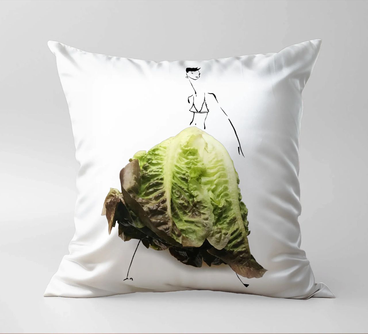 Lettuce Kissen von Gretchen Roehrs
