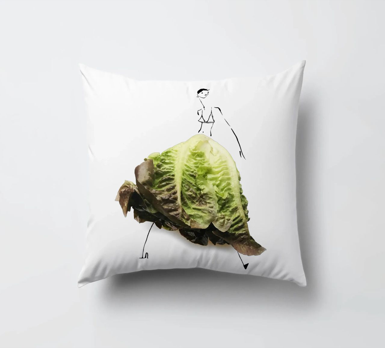 Lettuce Kissen von Gretchen Roehrs