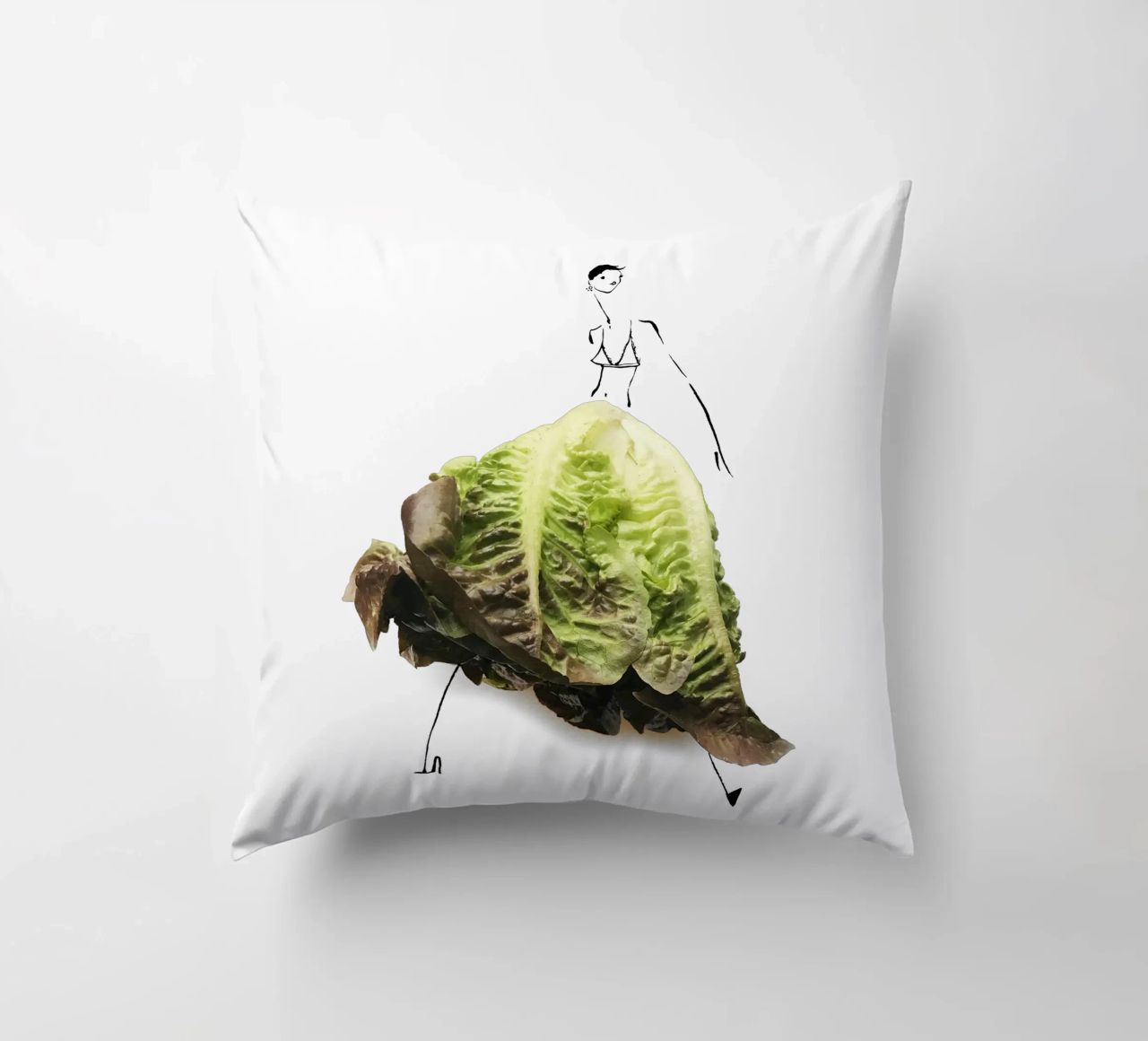 Lettuce Kissen von Gretchen Roehrs