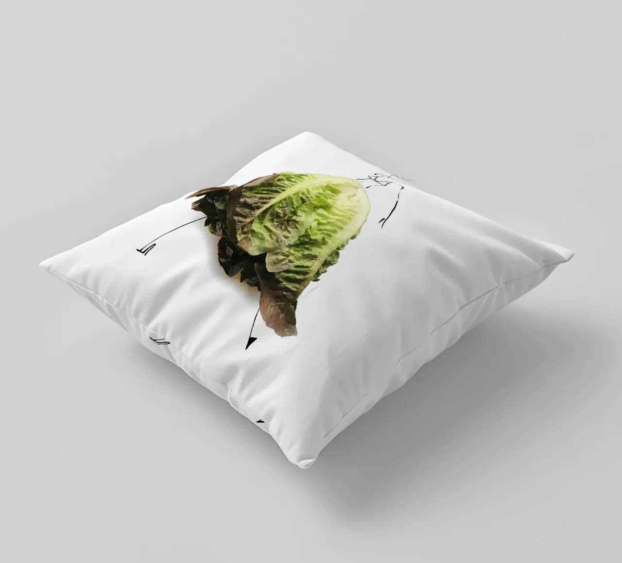 Lettuce cuscino da Gretchen Roehrs