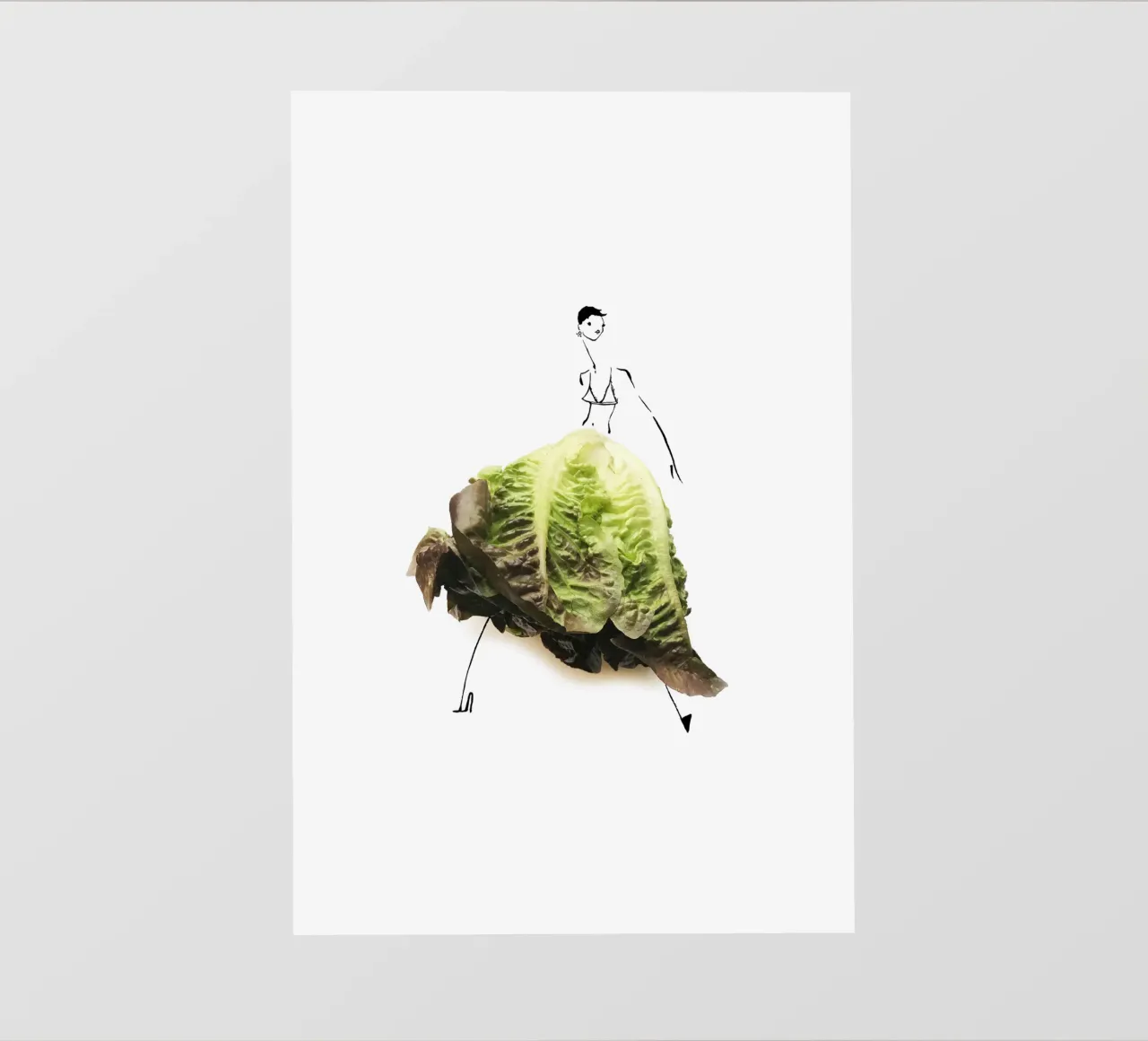 Lettuce telo in pvc da Gretchen Roehrs