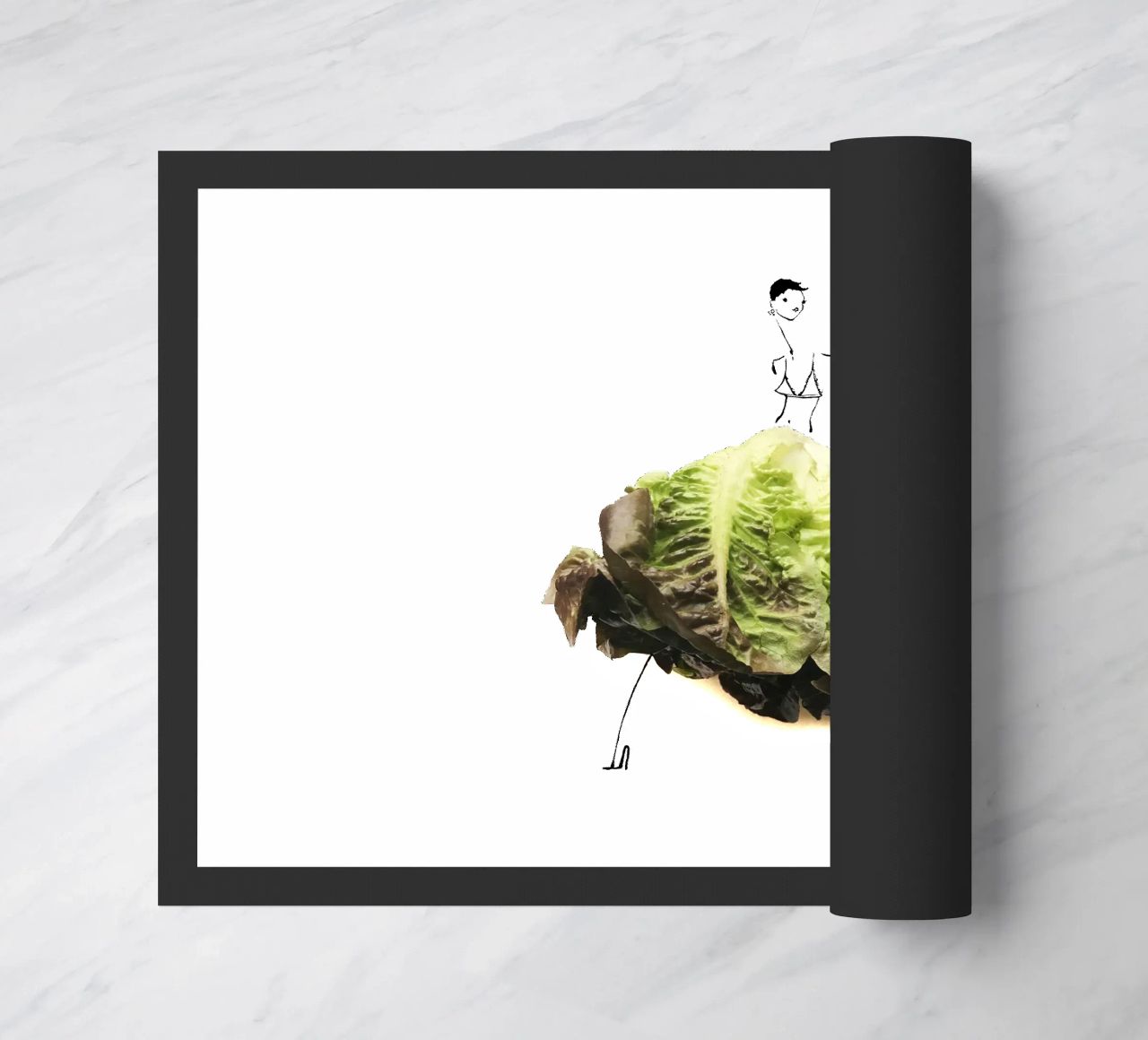 Lettuce Fußmatte von Gretchen Roehrs