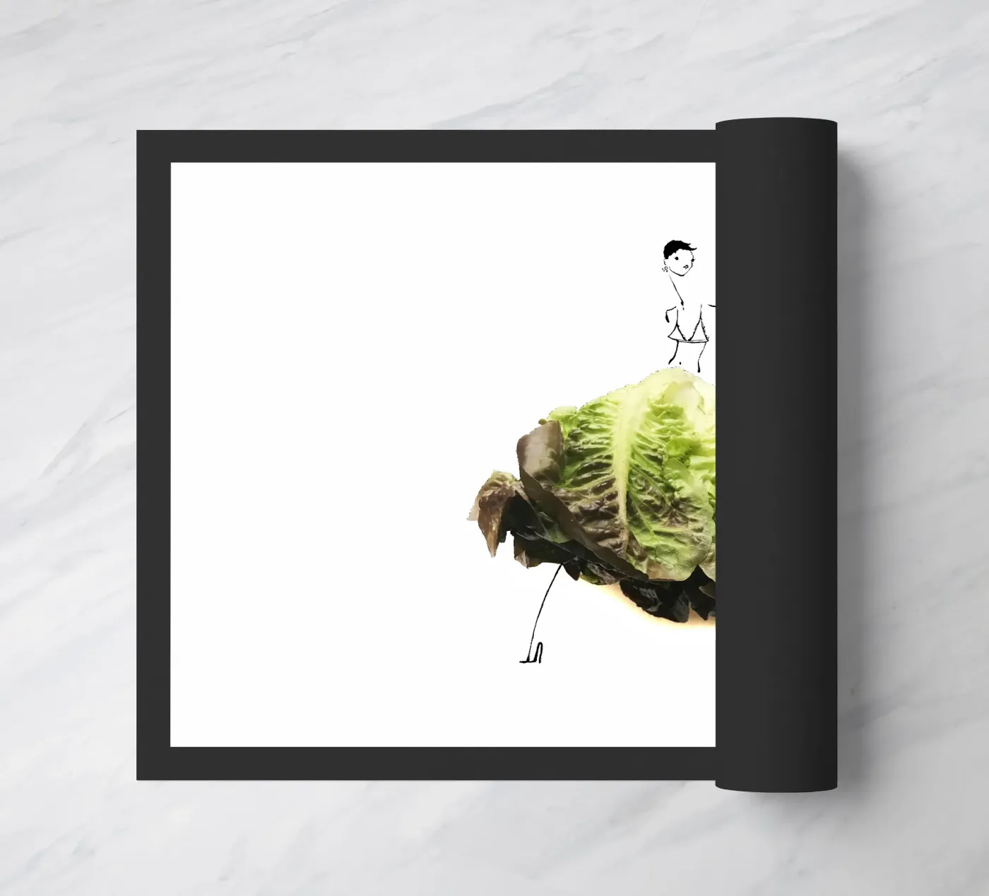 Lettuce Fußmatte von Gretchen Roehrs