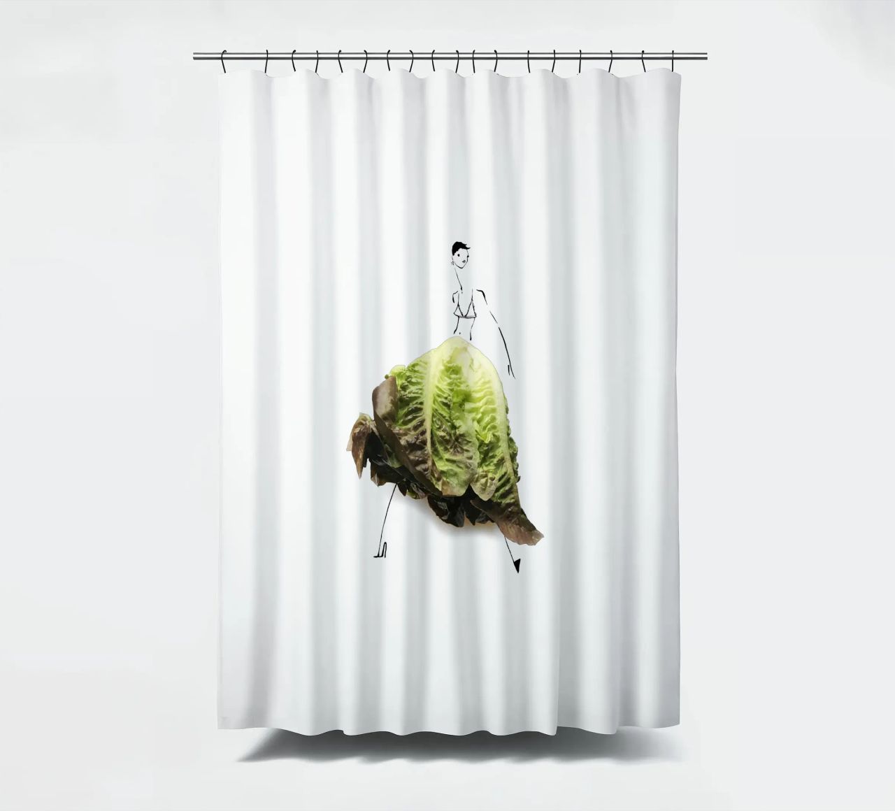 Lettuce Duschvorhang von Gretchen Roehrs