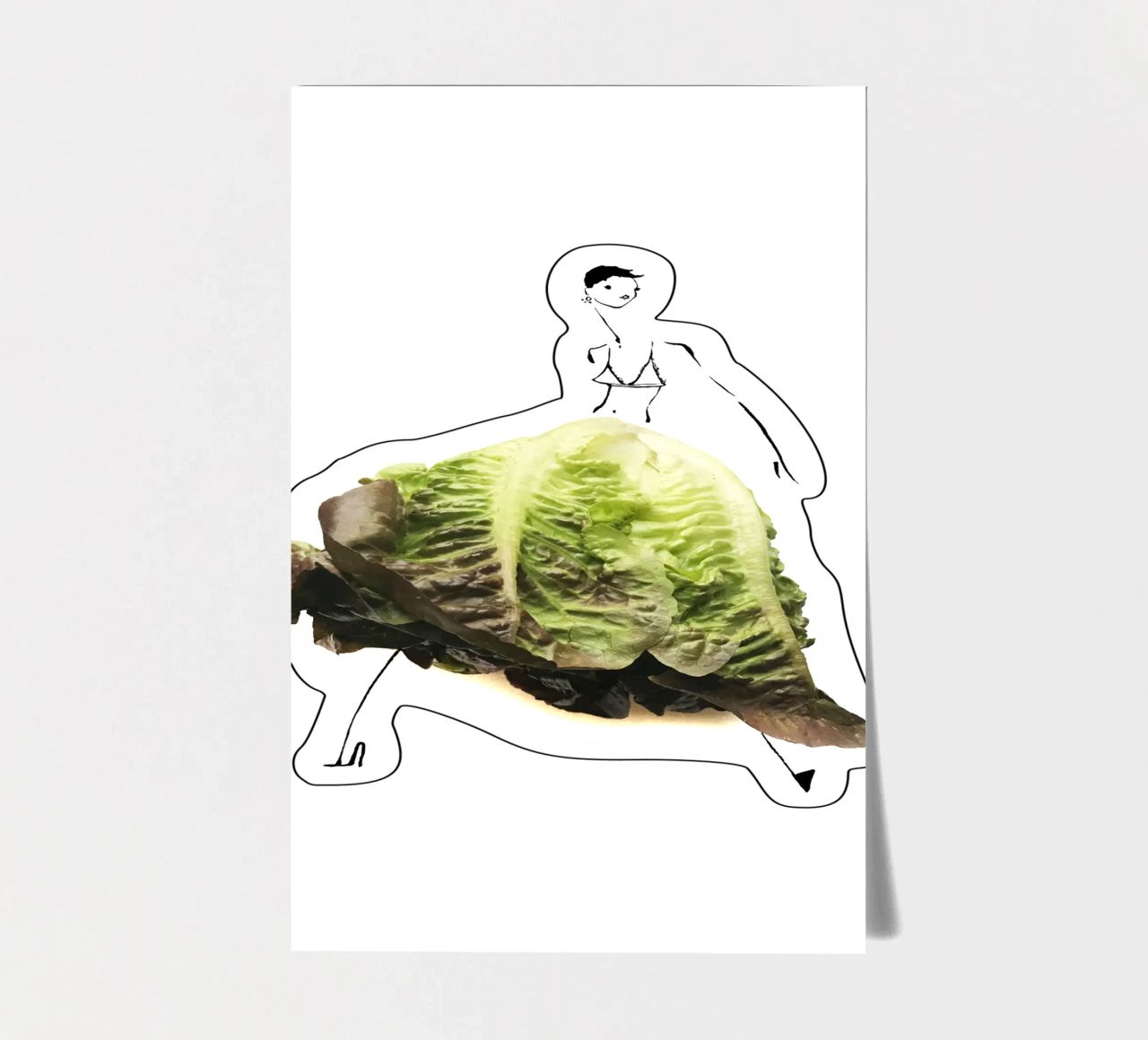 Lettuce Stickerbogen von Gretchen Roehrs