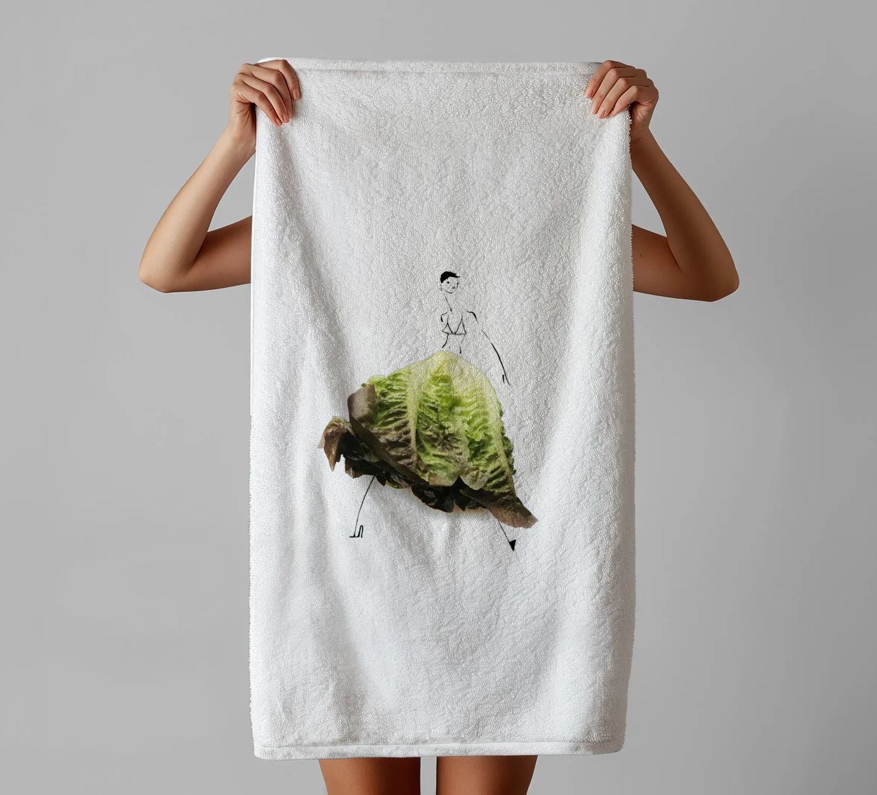 Lettuce Handtuch von Gretchen Roehrs