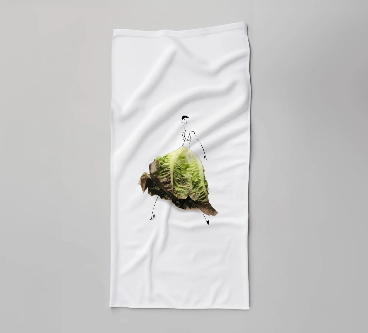Lettuce Handtuch von Gretchen Roehrs