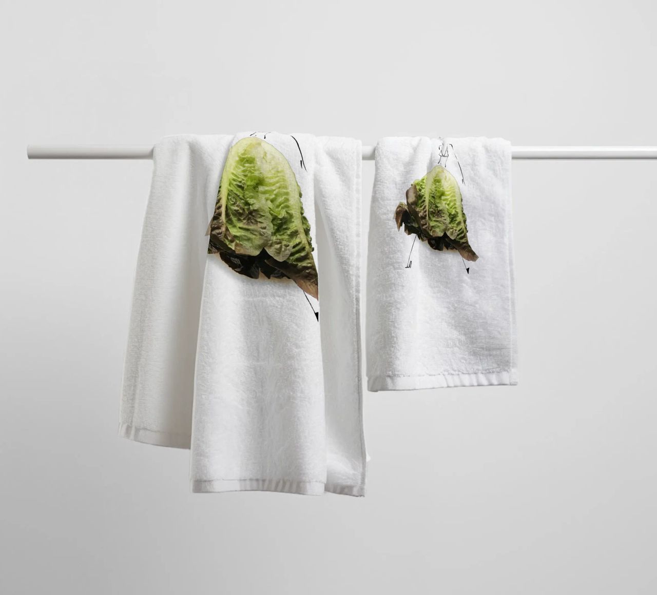 Lettuce Handtuch von Gretchen Roehrs