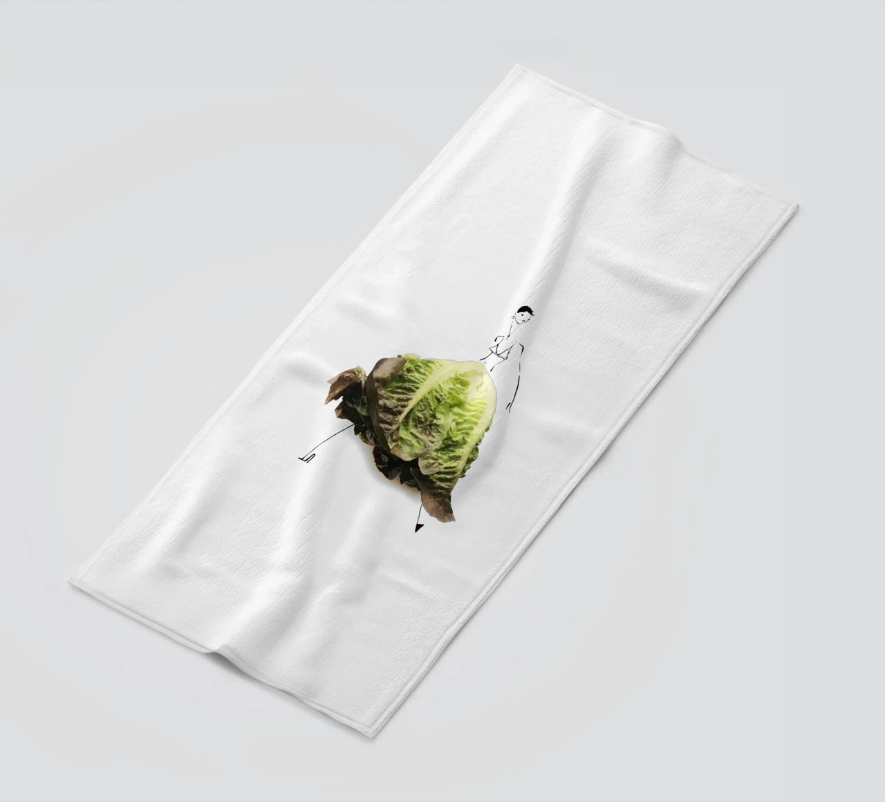 Lettuce Strandtuch von Gretchen Roehrs