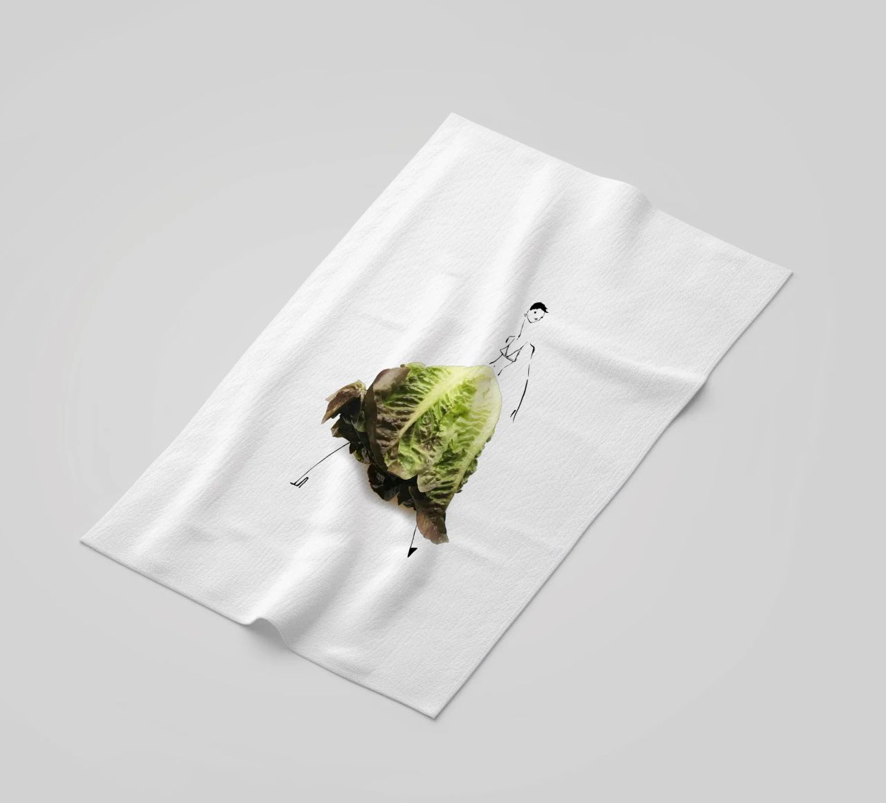 Lettuce Strandtuch von Gretchen Roehrs