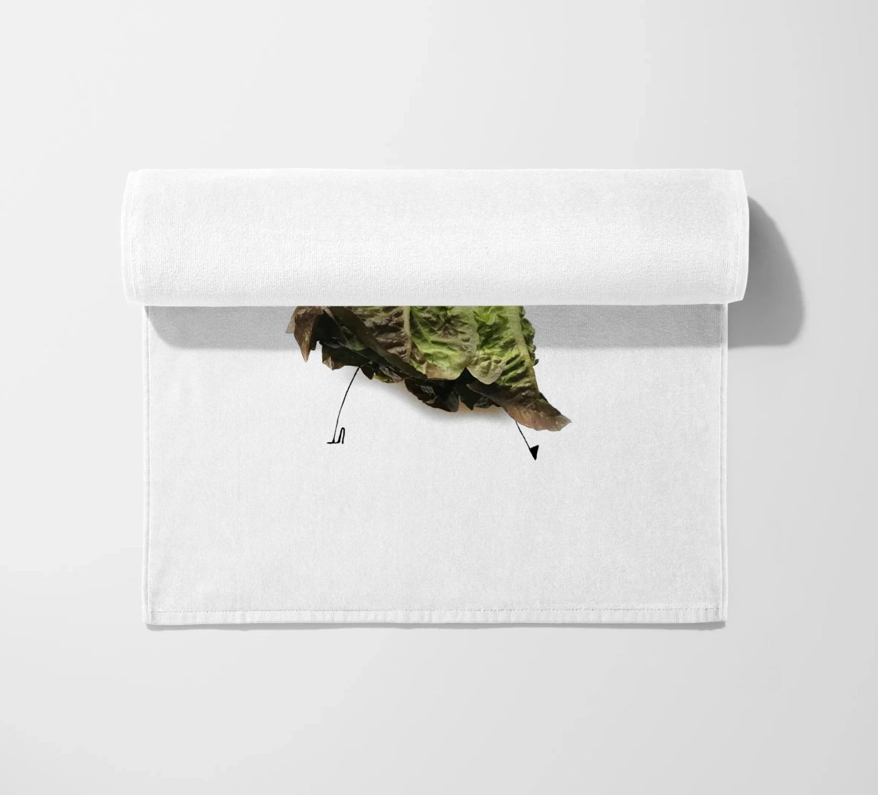 Lettuce Strandtuch von Gretchen Roehrs