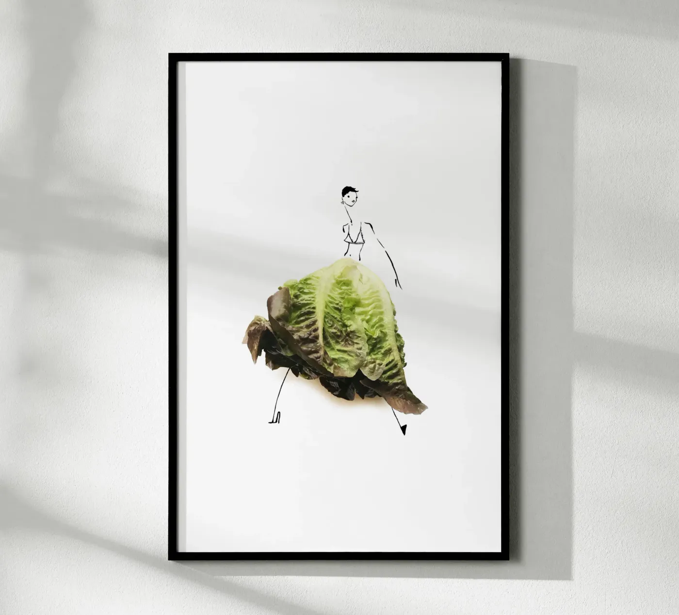 Lettuce poster van Gretchen Roehrs