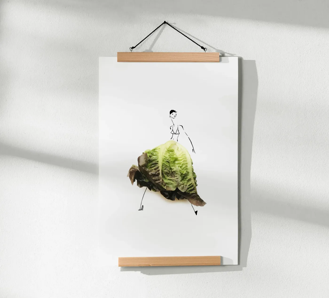 Lettuce poster van Gretchen Roehrs