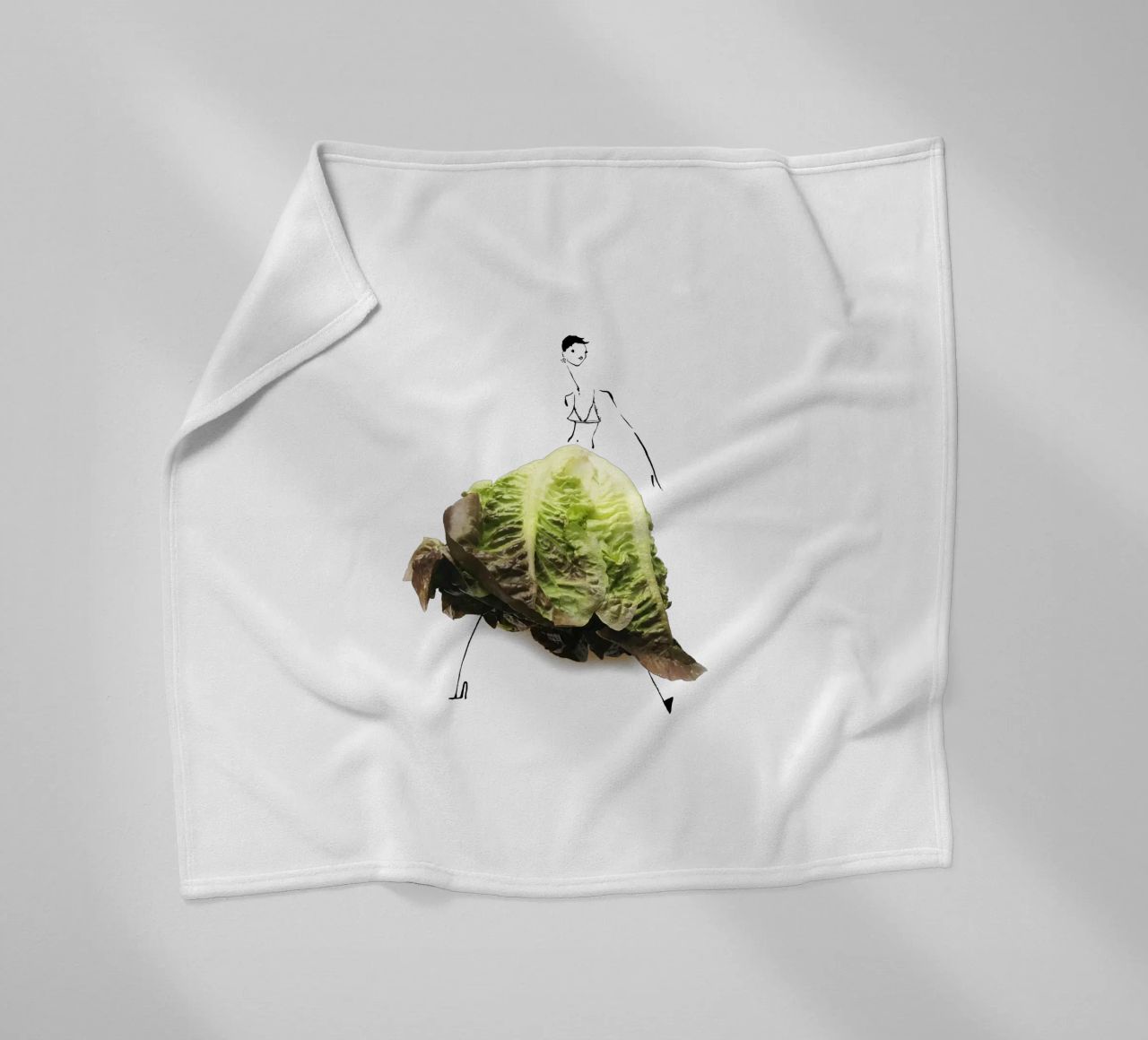 Lettuce Fleecedecke von Gretchen Roehrs