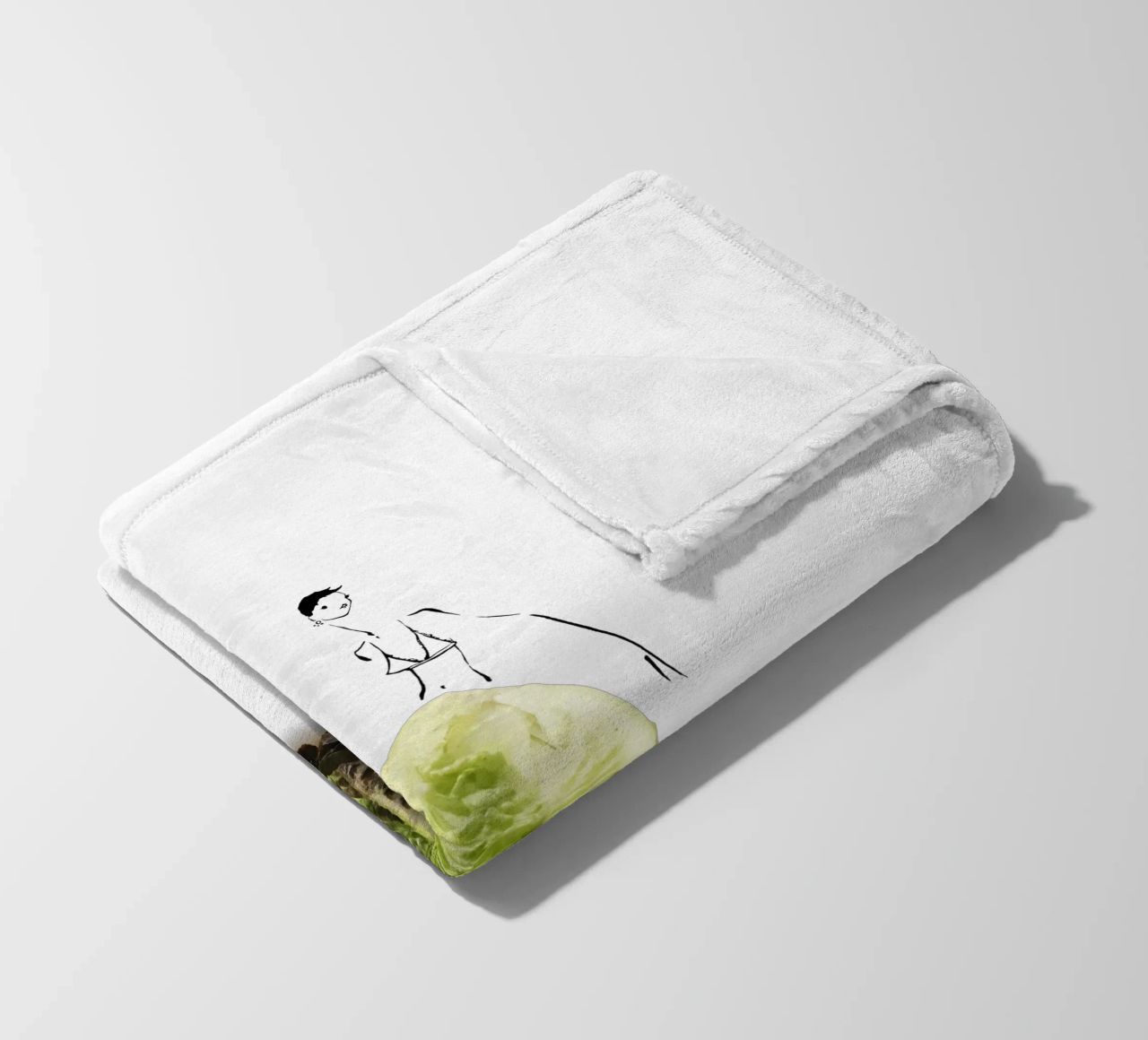 Lettuce Fleecedecke von Gretchen Roehrs