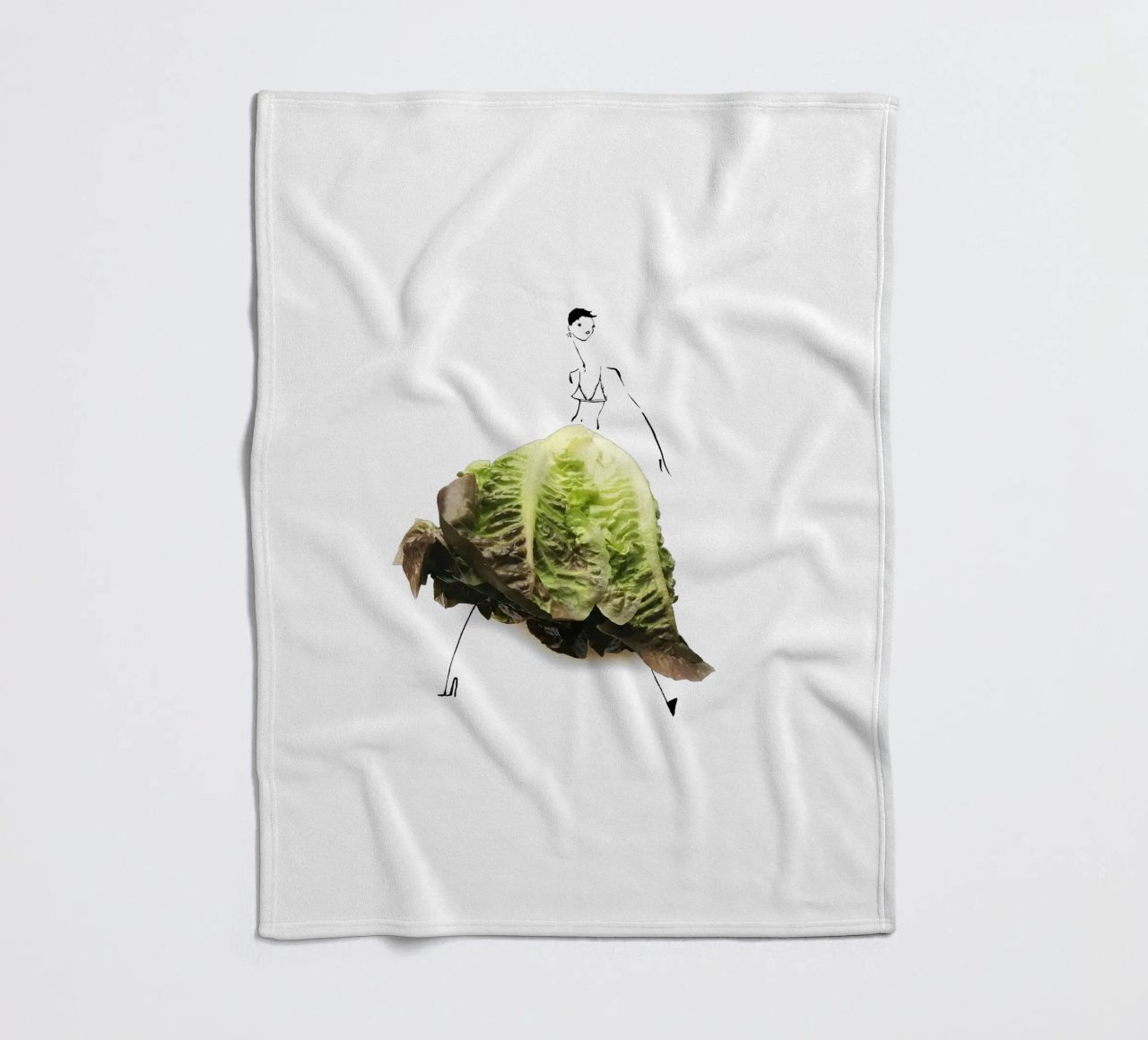 Lettuce Fleecedecke von Gretchen Roehrs