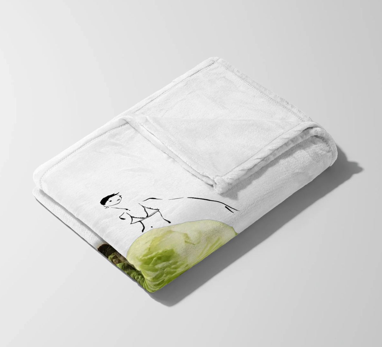Lettuce Fleecedecke von Gretchen Roehrs