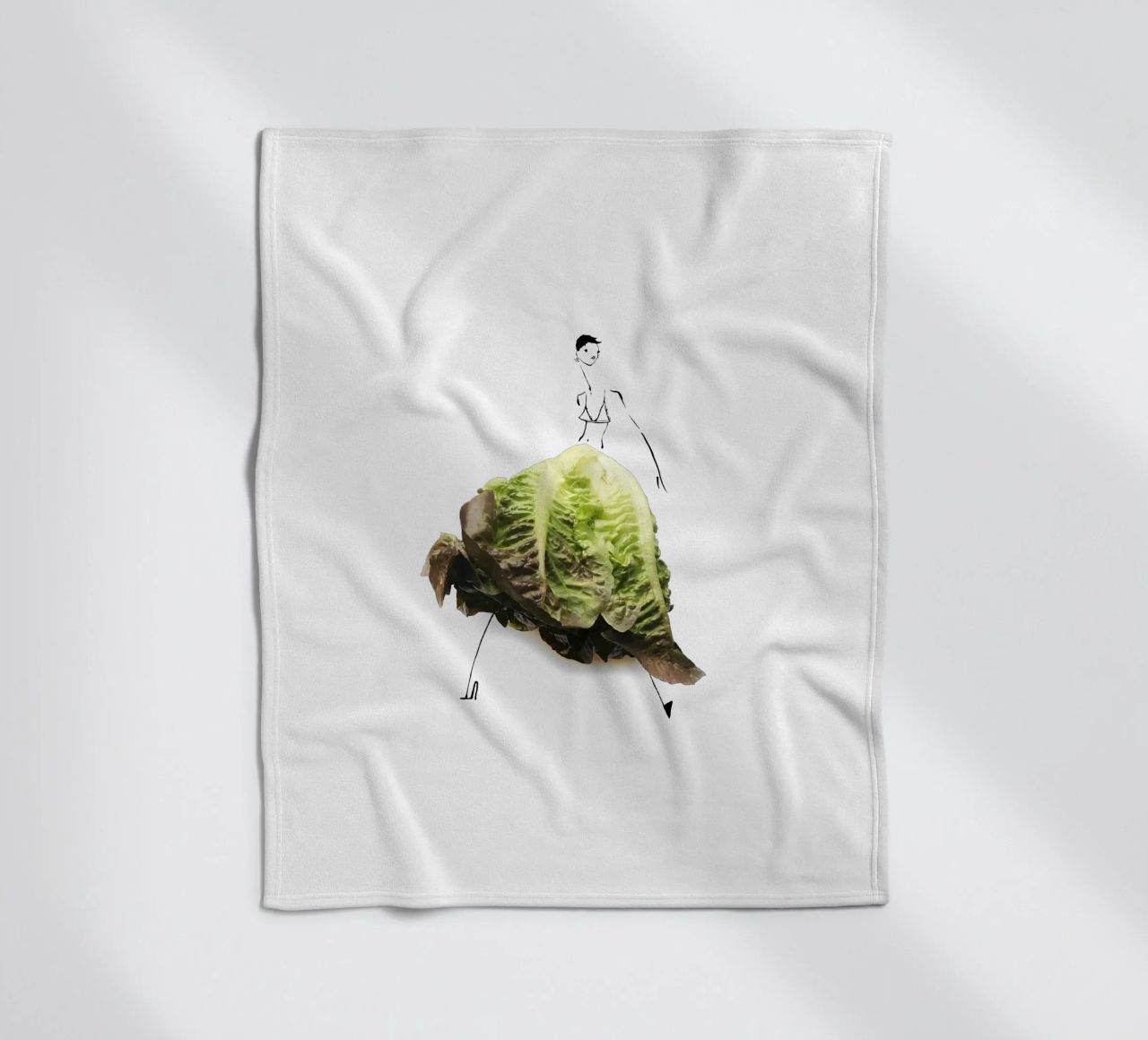 Lettuce Fleecedecke von Gretchen Roehrs