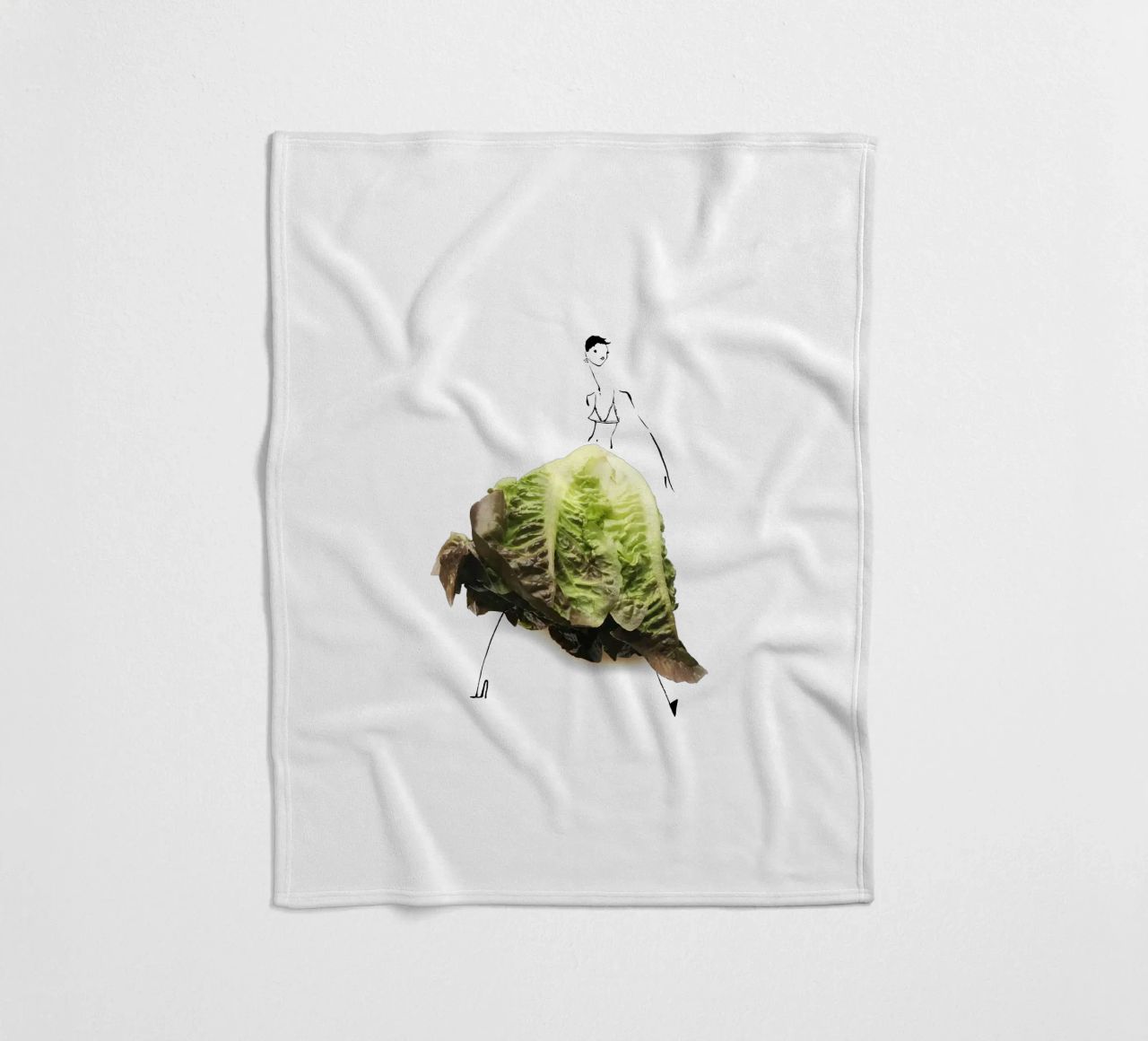 Lettuce Fleecedecke von Gretchen Roehrs