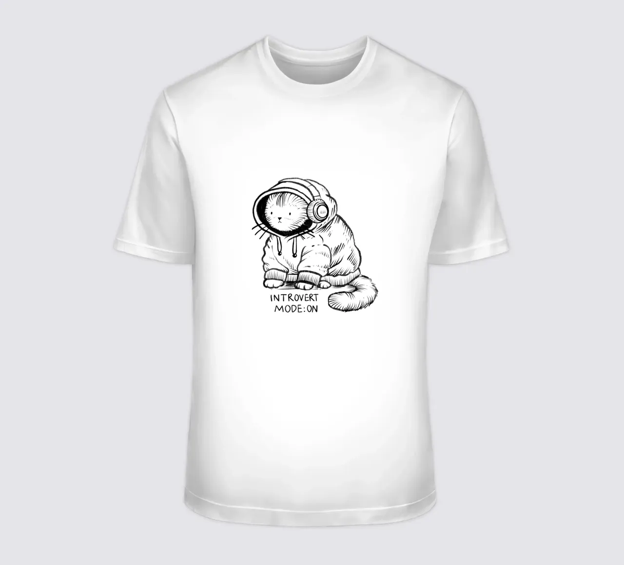 Introvert mode: on t-shirt by Studio Patruschka