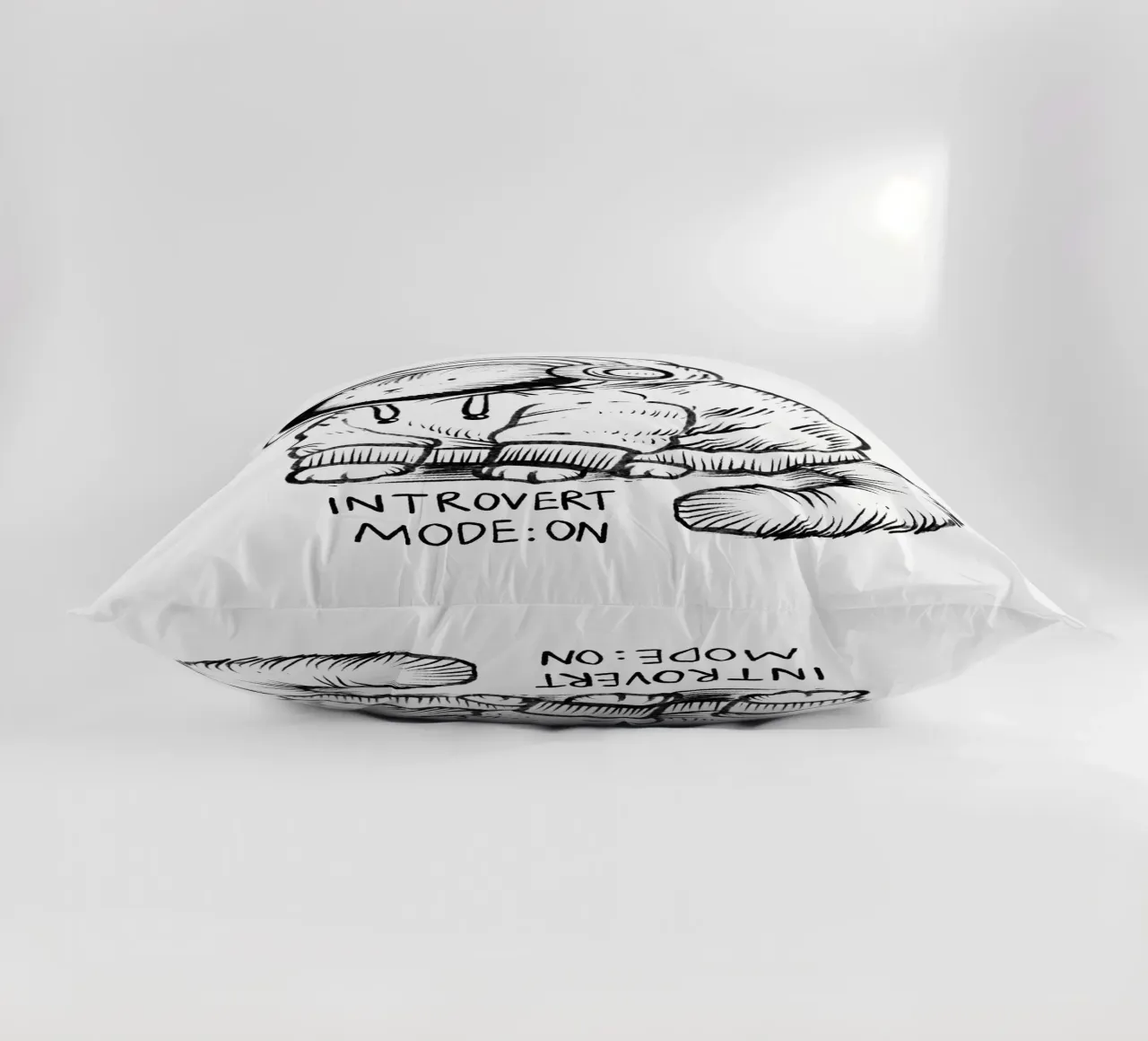 Introvert mode: on decorative cushion by Studio Patruschka