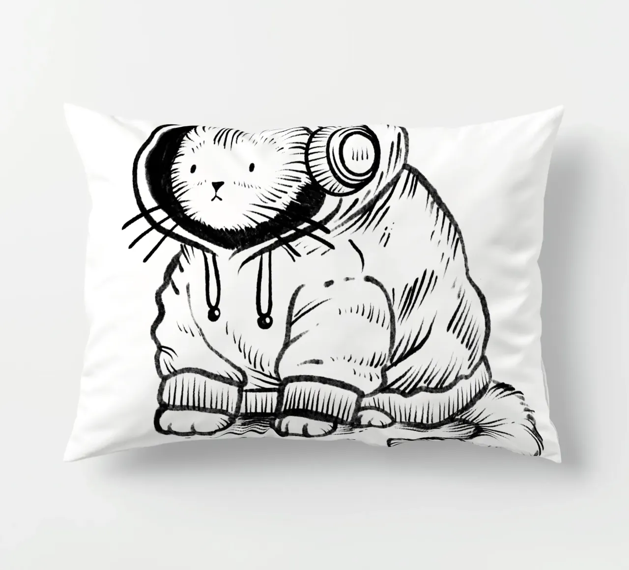 Introvert mode: on decorative cushion by Studio Patruschka
