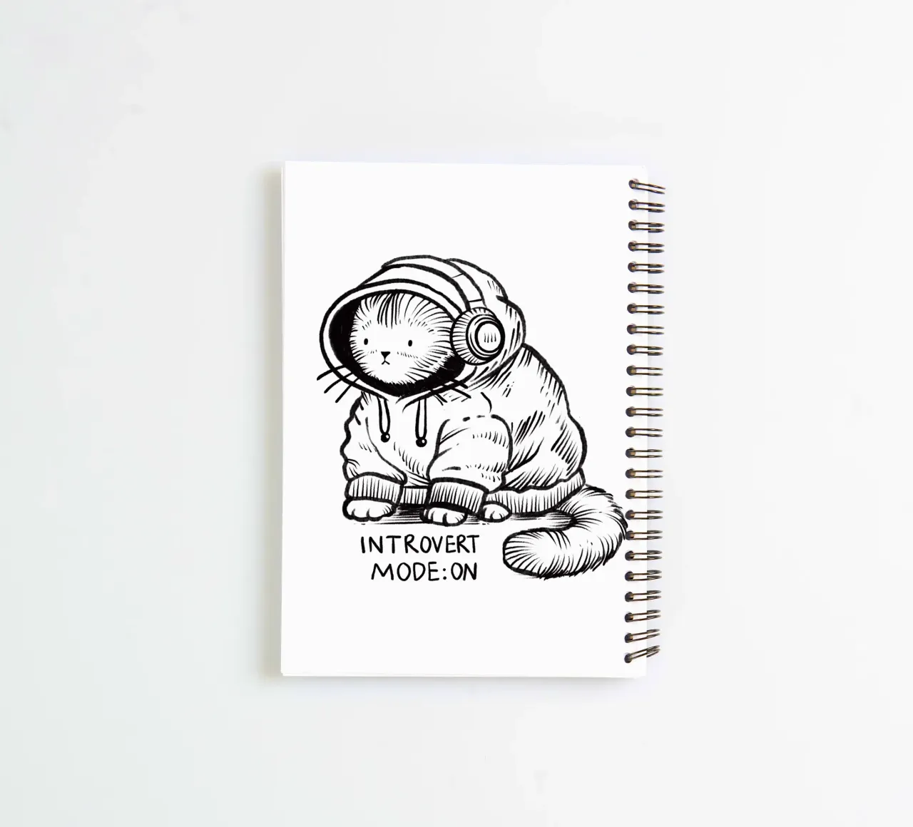 Introvert mode: on spiral notebook by Studio Patruschka