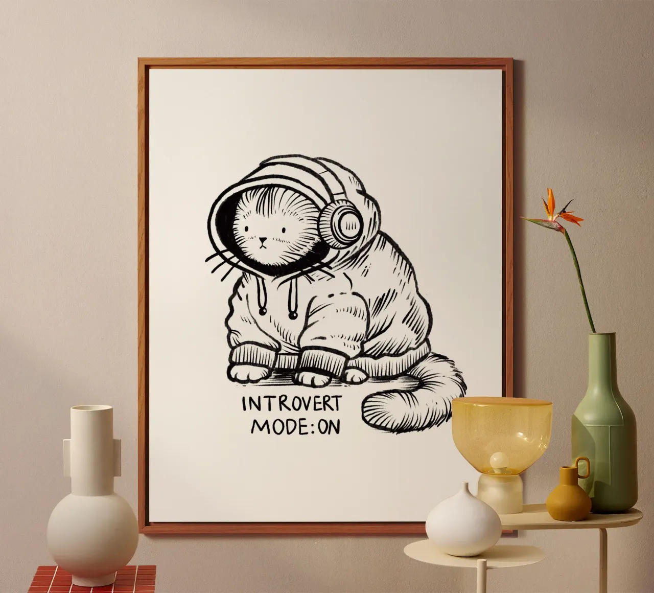 Introvert mode: on alu-dibond by Studio Patruschka